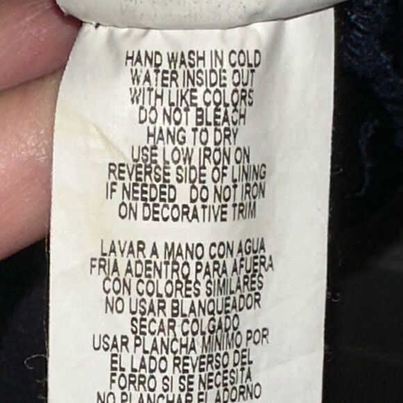 MARINA Dress Blue Sequin Lace V Neck Short Sleeve Bodycon Stretch Size 2 - Picture 8 of 12